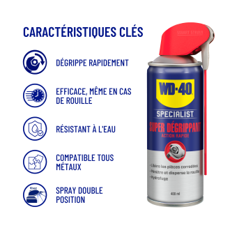 SUPER DEGRIPPANT WD40 400ML NET (SYSTEME PRO) - 33348