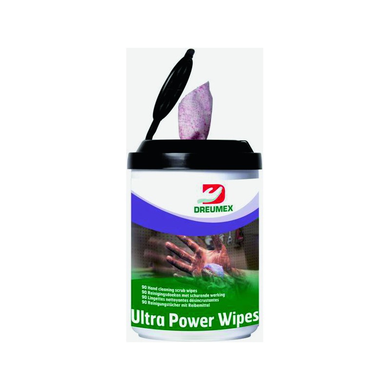 LINGETTE NETTOYANTE ULTRA POWER WIPES (BOITE DE 90)