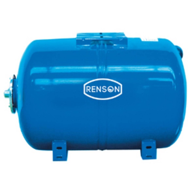 RESERVOIR A VESSIE HORIZONTAL 50L PRESSION MAX 10BARS